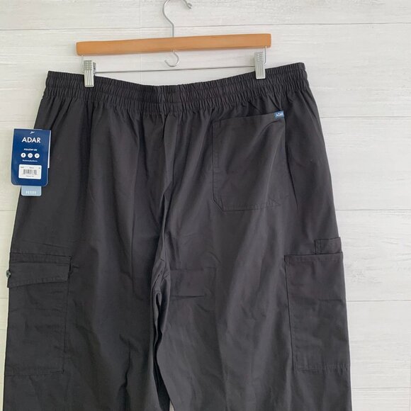 NWT Adar universal classic fit cargo scrub pants 3XL petite - Picture 6 of 7